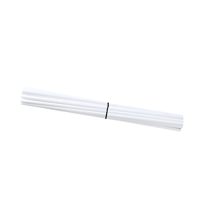 Kearding 50X varillas de fibra difusor aromaterapia varilla volátil reemplazo Premium DIY hecho a mano buena absorción hogar tienda Oficina Aromaterapia y Aceites Esenciales Blanco 3 mm * 23 cm