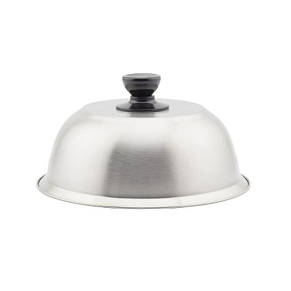 Grill Dome Cover Stainless Steel Burger Cover Round Pot Lids Cover for Cookware Kitchen Burgers Barbecue Steaks