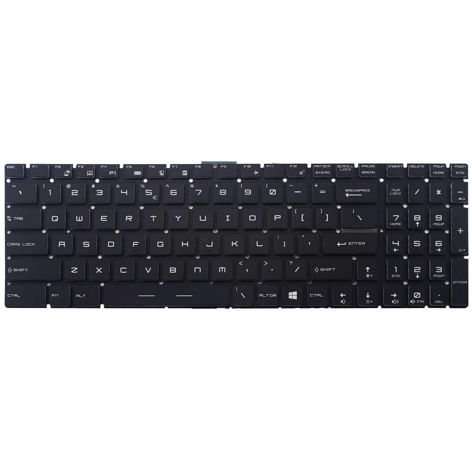 AUTENS Replacement US Colorful Backlight Keyboard for MSI GS60 