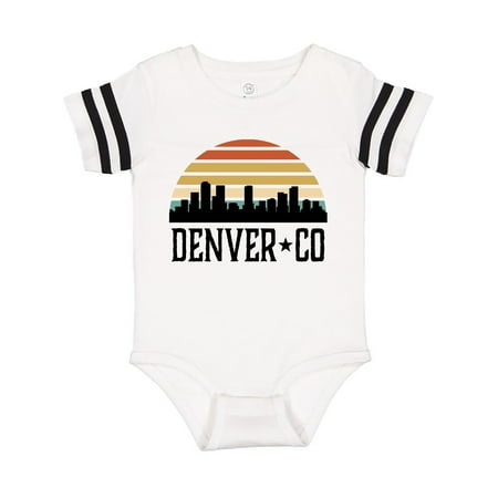 

Inktastic Denver Colorado Skyline Vintage Gift Baby Boy or Baby Girl Bodysuit