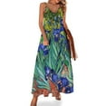thumbnail image 1 of Iris de Vincent van Gogh Vestido sin mangas Vestido de verano para mujer Vestido bonito Vestido de dama de honor mujer, 1 of 7