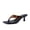 Tortoise, variant on Mezzo Clear Strap Kitten Heels for Women, Square Toe Flip Flop Sandal Heels with Memory Foam Comfort