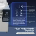 thumbnail image 6 of Mvckyi Snowflake Ice Machine Commercial Ice Shaver Machine, Korean Shaved Ice Machine Commercial Snowflake Ice Maker, 176lbs/Day Snow Cone Machine, Fast Cooling, for Snack Bar, Ice Cream Shop, 6 of 8