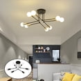 thumbnail image 6 of Nordic Ceiling Light, 6 Light Chandelier, Creative Pendant Lighting Ceiling Light Fixture for Hallway, Bar, Living Room, Dining Room, Kitchen, Bedroom - 2, 6 of 10