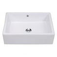 thumbnail image 3 of Koval Inc. Bathroom Rectangle Shape Porcelain Sink Overflow with Drain, 3 of 3