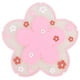thumbnail image 1 of Posavasos con diseño de flores, aislantes del calor, antideslizantes, protegen la mesa y evitan daños en los muebles (rosa), 1 of 14