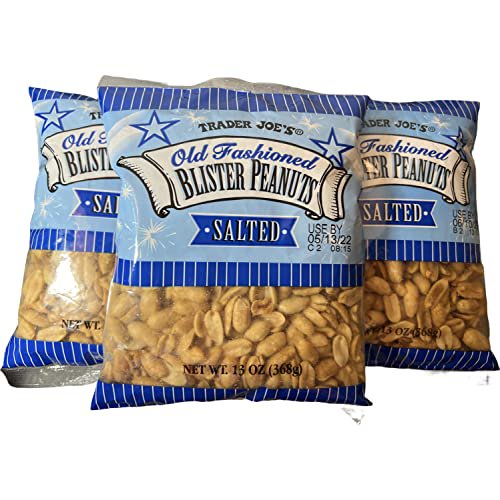Trader Joe’s Old Fashioned Blister Peanuts Salted (Pack of 3)
