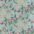 thumbnail image 4 of Benjara BM294311 60 in. Butterflies & Songbirds & Microfiber Eden Throw Blanket, Green & Blue, 4 of 5