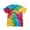 Blue, Red, Yellow, variant on Adult 5.4 oz., 100% Cotton T-Shirt - CD100