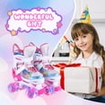 thumbnail image 2 of 4 Size Adjustable Light Roller Skates for Boys Girls Toddlers Beginners, 2 of 5