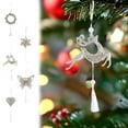 thumbnail image 1 of Adorno navideño de PVC plateado - Diseño realista, decoración artificial brillante para árbol, corona, centro de mesa, manualidades para fiestas y fiestas (1pc), 1 of 6