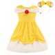 thumbnail image 1 of Disney Baby Girl Belle Dress Up vestidos La Bella y La Bestia niños Elsa Anna princesa Snow White Frock Girls Mickey Fairy Dress120cm Gao Jinjia LED, 1 of 2