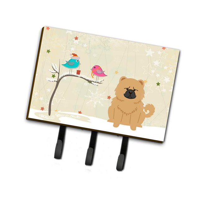 Christmas Presents Between Friends Chow Chow Cream Leash or Key Holder