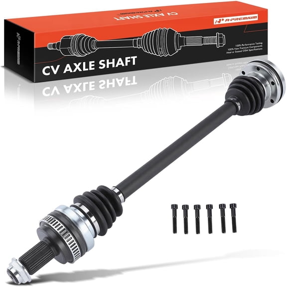 A-Premium CV Axle Shaft Assembly Compatible with BMW X3 2004 2005 2006 2.5L 3.0L, Automatic trans, Rear Left Driver Side, Replace# 31217540115, 33207524041