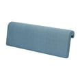 thumbnail image 2 of Cojín de cabecera de esponja suave con soporte para almohada individual, ideal para dormitorios y oficinas. Azul, 2 of 9