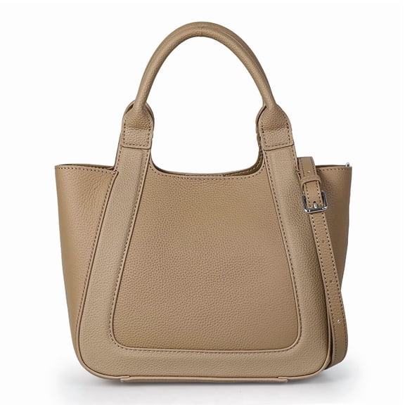 Genuine Leather Cowhide Tote Bag, Women's Mini Handbag, Crossbody Shoulder Bag