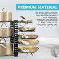 thumbnail image 3 of Stelive 8 Tier Dual Sided Pan Rack Pot Pan Organizer Adjustable Pan Pot Rack Pantry Organizer Holder Kitchen Pot Organizer Holder Pot Lid Organizer, 3 of 12