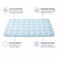 thumbnail image 4 of Summer Pet Cooling Pad Non- Ice Silk Sleeping Cushion Machine Washable Portable Mat for Cats Dogs 28.7x20.9 Inch, 4 of 7