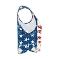 thumbnail image 6 of Hxshgdsn Womens Tank Tops Stars and Stripes Side Cut Out Round Neck Tees Loose Fit Casual Tank Top for July 4th（Multicolor 8/XL）, 6 of 8