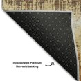 thumbnail image 5 of Addison Rugs Mayfield Premium Machine Washable Transitional Stripes Mocha Rectangle Rug, 9' x 12', 5 of 6