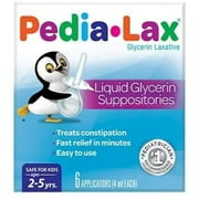 Fleet Pedia-Lax Saline Laxative Enema For Children, Ages 2 To 11 Years , 2.25 Oz (Pack of 6)