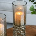 thumbnail image 3 of A&B Home Mabrey Aluminum Swirl Branch Glass Candle Holder - 4.5"Dia. x 14.5"H - Gold/Clear, 3 of 5