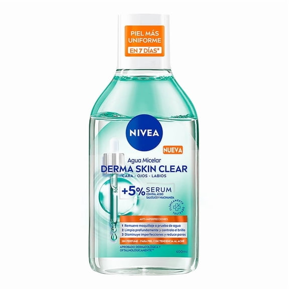 Agua micelar Nivea Dermaskin 400 ml