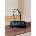 thumbnail image 5 of Cowhide Leather Women Doctor Baguette Bag, Shoulder Underarm Bag, Smooth Texture, 5 of 8