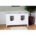thumbnail image 4 of Bellaterra Home 60 in Double sink vanity-wood-white, 4 of 5