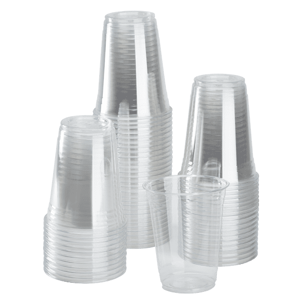 Custom Printed Plastic Cups -- 16oz PET Cold Cups (98mm) - 50,000