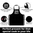 thumbnail image 2 of Neweleven Regalo Del Día Del Padre Para Hombres, Papá, Marido, Él, Delantales Para Hombres Con Bolsillos, Regalos Divertidos Para Hombres, Papá, Marido, Novio, Hermano, Tío, Parrilla, Barbacoa, Cocina, 2 of 5