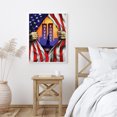 thumbnail image 3 of Wdftyju 5D Taladro Redondo Completo Diamante Pintura Dios y Bandera Kit DIY Picture Art (C) Wdftyju 6ag0ce2ae3ke1ym8D03, 3 of 9