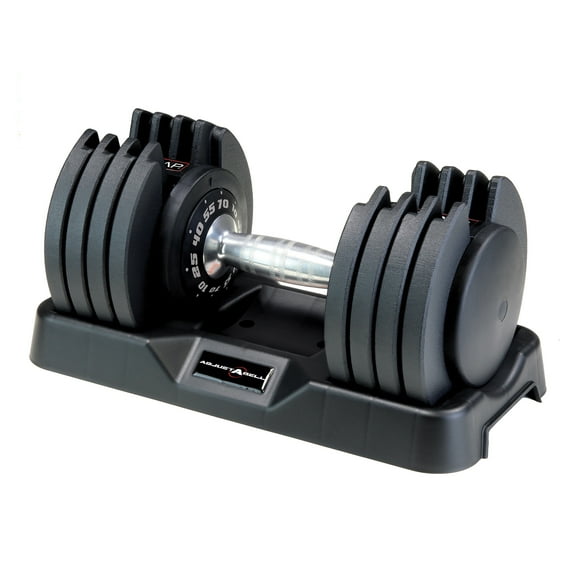 CAP Barbell 5-in-1, 70lb ADJUSTABELL® Dumbbell, (10 25 40 55 70 lbs) in 15lb Increments