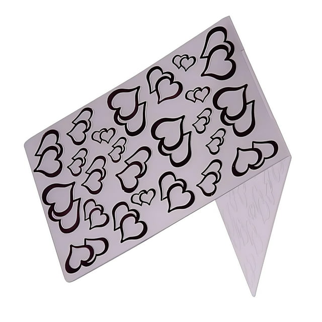 Advancent Plantilla de plástico para regalo, álbum de recortes artesanal, tarjeta en relieve para amigos creativos Premium Herramientas y accesorios para hornear
