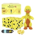 thumbnail image 3 of Kutiepaw 180 Lemon Scented  Biodegradable Poop Bags , Duck Plush Toy, Bag Dispenser with Sanitizer (Complete KIT), 3 of 10
