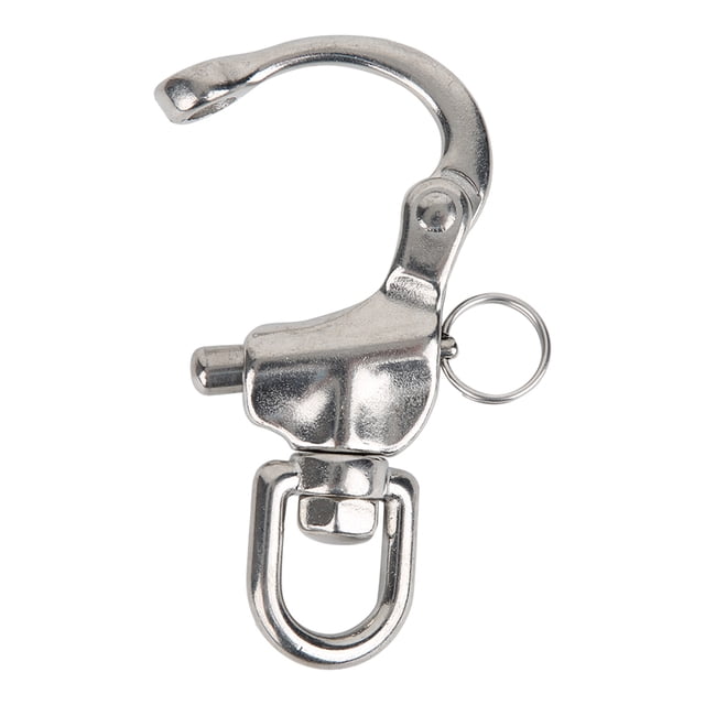 Sapping Snap Hook, Moontaining Rock Cliping Backle 316 Rotación De Acero Inoxidable Conexión Rápida Catabinador De Gancho Snap Snap Hook Para Acampar De Viajes Al Aire