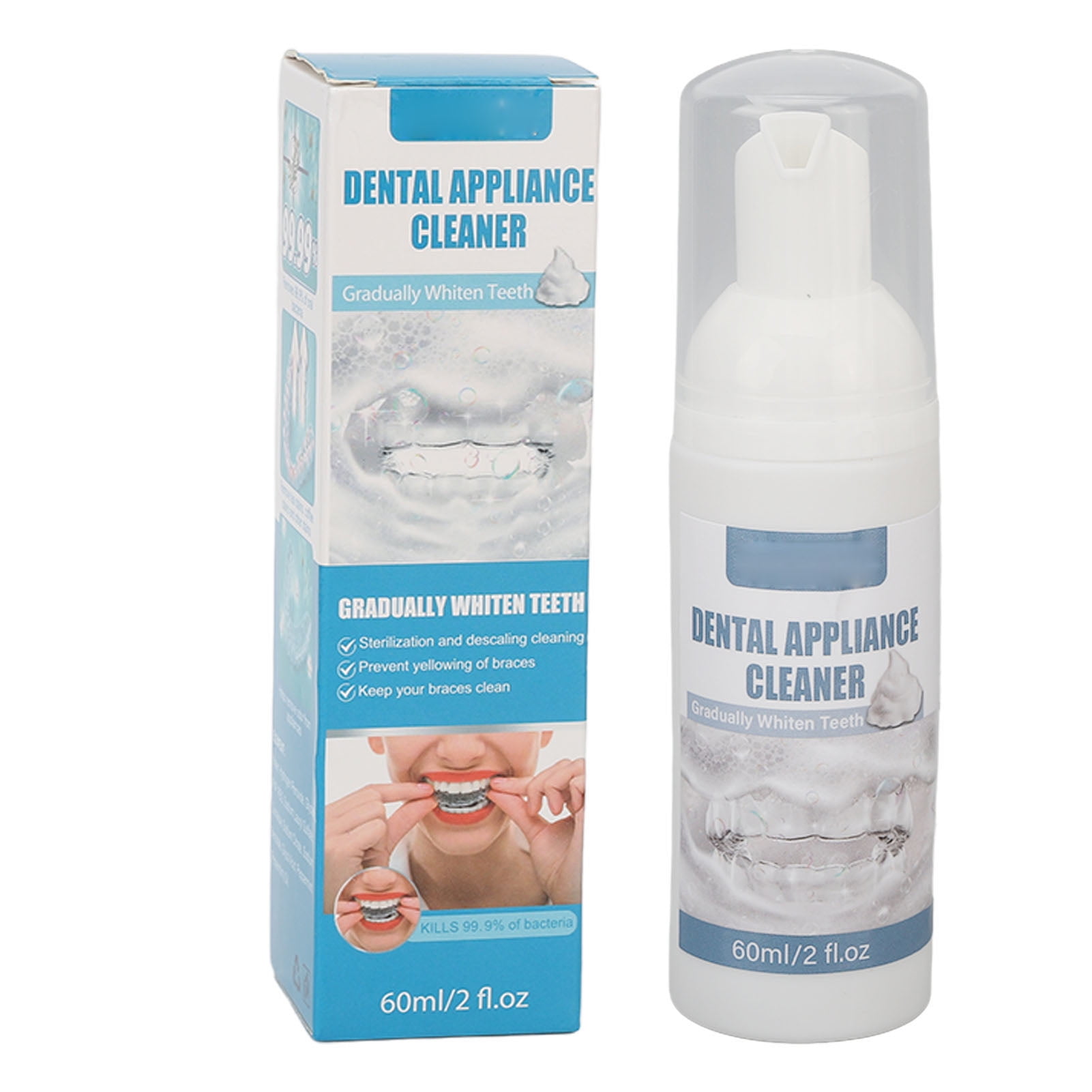 Stain Removal Aligner Cleaner, Aligner Cleansing Serum Odor Removal For