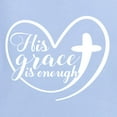 thumbnail image 5 of Wild Bobby His Grace Is Enough Heart Inspirational/Christian Men Graphic Tee, Light Blue, 3X-Large, 5 of 5