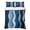 blue, variant on King Quilt - Soft Microfiber Summer Quilt with 2 Pillow Shams, Abstract Turquoise Moire Lightweight Breathable Bedding Comforter Sets, Gradient Coastal Ocean Geometric Quilted Bedspread
