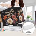 thumbnail image 6 of HELLHERO Sewing Machine Cover 17.7x8.6x12.5 Inch Top Handle Waterproof Cover Soft, Dragonfly Flowers, 6 of 8