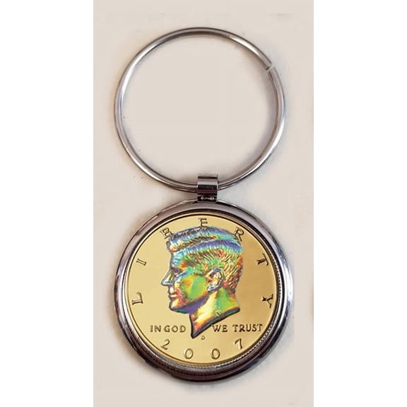 Gold Hologram Keychain