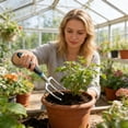 thumbnail image 4 of 11.81 Inch Garden Tools, Gardening Gift for Women,Men,Beginners, Gardening Hand Tools Kit,Gardening Supplies,Essentials,Garden Stuff, Rust Resistant Garden Tool Set for Weeding,Digging,Planting, 4 of 6