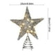 thumbnail image 3 of Estrella Luminosa de Hierro para La Punta Del Árbol de Navidad | Colgante de Luz de Estrella Plateada de Cinco Puntas | 30 X 25 X 6 Cm | Decoración Navideña, 3 of 6