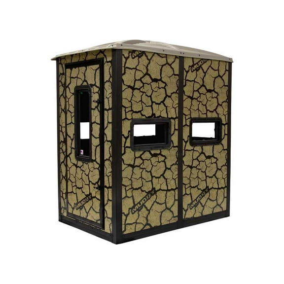 Striker Box Blind with Steel Wall Construction in Cracked Mud Camo