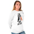 thumbnail image 3 of I Was Normal Three Cats Ago Hilarious Women's Long Sleeve T Shirt Brisco Brands S, 3 of 5
