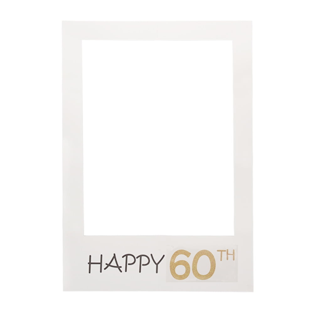 Frame Decor 18/21st/30/40/50/60th Happy Birthday Party Photo Booth Props Photo