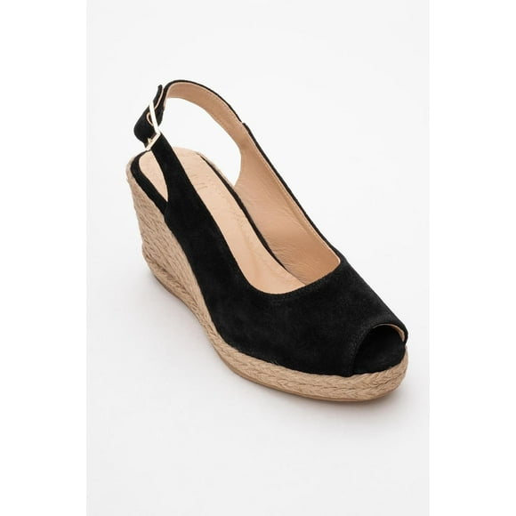 Ryan - Alpargatas de ante negro negro 24.5 CM
