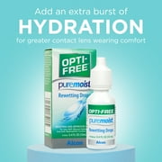 (3 pack) Opti-Free Puremoist Rewetting Eye Drops for use as needed throughout the day, 0.4 fl. oz.