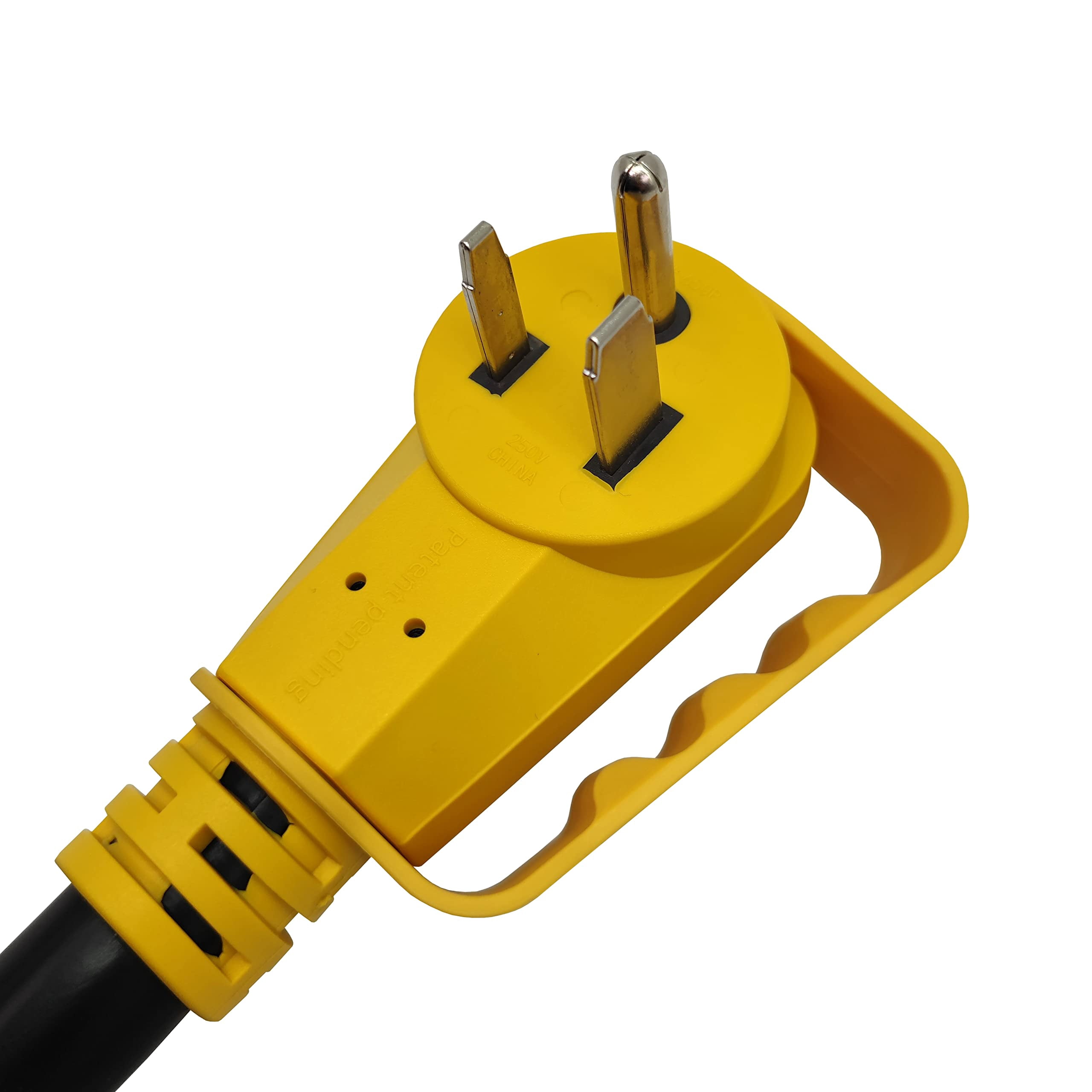 Parkworld 66297 NEMA 6-50 Male Lighted Plug with Handle Power Cord Set with STW 6AWG Cable (6FT)