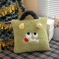 thumbnail image 3 of Pillows for Couch Hwkond Christmas New Year Red Plush Pillow Living Room Sofa Lumbar Cushion Scene Decoration Cushion,Up to 25% Off, 3 of 3